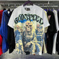 Godspeed T-shirts Skull Marines Printed Cotton Casual Short Sleeves Men and Women