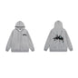 Stussy Hoodie Zip-Up Cardigan Fleece Hooded Sweater