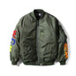 Bathing Ape Coat Winter Thickened Youth Casual Black Stand-up Collar Zipper Loose Double-Sided Cotton-Padded Jacket