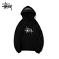 Stussy Hoodie Embroidered Fleece Fashion Hooded Sweater
