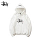 Stussy Hoodie Embroidered Fleece Fashion Hooded Sweater