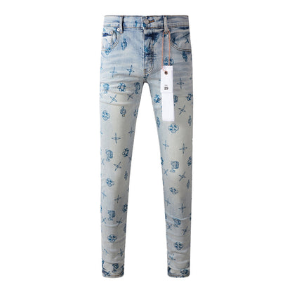 PURPLE  Fashion Jeans 9063