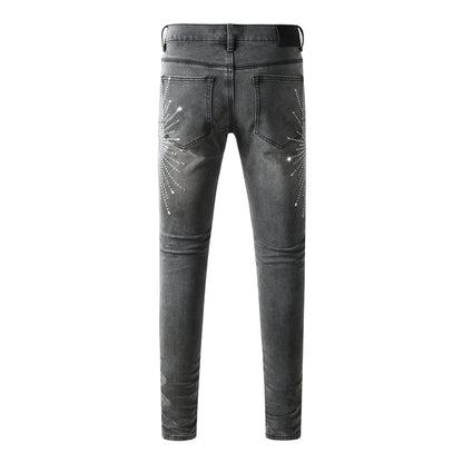PURPLE  Fashion Jeans 9123