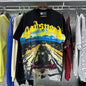 Godspeed T-shirts Knight Rose Print Cotton Casual Short Sleeve Men and Women