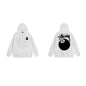 Stussy Hoodie Zip-Up Cardigan Fleece Hooded Sweater