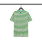 Chrome Heart T Shirts Poison Home Stripe Jacquard Embroidery Short Sleeve Couple T-Shirt