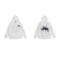 Stussy Hoodie Zip-Up Cardigan Fleece Hooded Sweater
