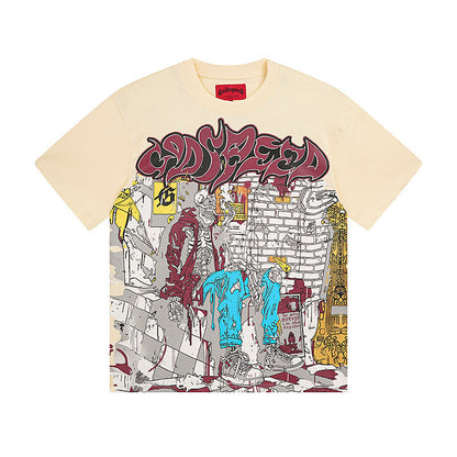 Godspeed T-shirts Retro Fantasy Pattern