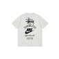 Stussy The Wide World Tribe T-Shirt Loose Casual T-Shirts Same for Men and Women