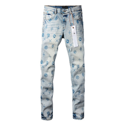 PURPLE  Fashion Jeans 9063