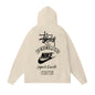 Stussy The Wide World Tribe Hoodie Fall/Winter Fleece Hooded Sweater