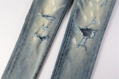 PURPLE  Fashion Jeans 9037