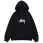 Stussy Hoodie Embroidered Fleece Fashion Hooded Sweater