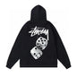 Stussy Hoodie Fall/Winter Fleece Hooded Sweater