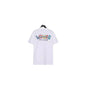 Chrome Heart T Shirts Croix Cross Color Leather Printed Short Sleeve T-Shirt