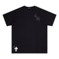 Chrome Heart T Shirts Croix Printed Short Sleeve T-Shirt Loose