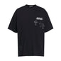 Chrome Heart T Shirts Cross Color Leather Printed Short Sleeve T-Shirt Loose