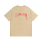 Stussy T-Shirts Casual Loose Couple T-Shirts