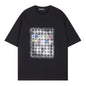 Chrome Heart T Shirts Cross Color Printed Short Sleeve T-Shirt Couple