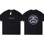 Stussy T-Shirts Loose Casual T-Shirts Same for Men and Women