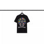 Chrome Heart T Shirts Croix Cross Color Leather Printed Short Sleeve T-Shirt