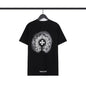Chrome Heart T Shirts Sanskrit cross logo short-sleeved men's T-shirt