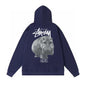 Stussy Hoodie Fall/Winter Fleece Hooded Sweater