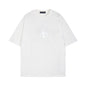 Chrome Heart T Shirts Versatile Casual Loose Print Embroidery T-Shirt Sleeves