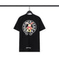 Chrome Heart T Shirts Croix Cross Leather Printed Short Sleeve T-Shirt