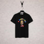 Bathing Ape T-Shirt Spring and Summer Ape Head Color Letter Print Short-Sleeve Loose Couple Casual T-shirt