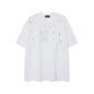 Chrome Heart T Shirts CH Gypsy Hot Diamond Cross Crew Neck Short Sleeve T-Shirt