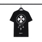 Chrome Heart T Shirts Cross Casual Loose Cotton Crew Neck T-Shirt