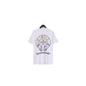 Chrome Heart T Shirts Croix Cross Color Leather Printed Short Sleeve T-Shirt