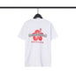 Chrome Heart T Shirts CH Flower Sanskrit Casual Short Sleeve T-Shirt Loose