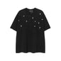 Chrome Heart T Shirts CH Gypsy Hot Diamond Cross Crew Neck Short Sleeve T-Shirt