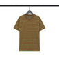 Chrome Heart T Shirts Poison Home Stripe Jacquard Embroidery Short Sleeve Couple T-Shirt