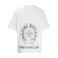 Chrome Heart T Shirts Summer Horseshoe Cross Print Short Sleeve T-Shirt