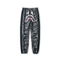 Bathing Ape Pant Shark Head Print Luminous Starry Sky Trousers Men's and Women's Casual Pants Sweatpants