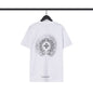 Chrome Heart T Shirts Sanskrit cross logo short-sleeved men's T-shirt