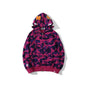 Bathing Ape Hoodie Autumn and Winter Shark Head Terry Sweater Men's and Women's Casual Camouflage Thin Sweater Baggy Coat