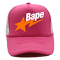 Bathing Ape Hat Baseball Cap Mesh Cap BAPE Sunscreen Cap