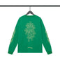 Chrome Heart Hoodie ch Green Phantom Group Cross Letter Print
