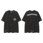 Chrome Heart T Shirts Sanskrit logo embroidery fashion versatile loose T-shirt