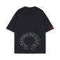Chrome Heart T Shirts Chrome Hearts Sanskrit Horseshoe Pattern Short Sleeve T-Shirt