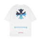 Chrome Heart T Shirts Croix Cross Color Leather Printed Short Sleeve T-Shirt