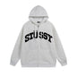 Stussy Hoodie Zip Cardigan Hooded Sweater