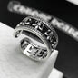 Chrome Heart Ring Cross Anchor