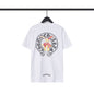 Chrome Heart T Shirts Croix Cross Leather Printed Short Sleeve T-Shirt