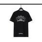 Chrome Heart T Shirts Sanskrit Color Printing Loose Casual Crew Neck Short Sleeve T-Shirt