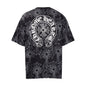 Chrome Heart T Shirts Croatian Horseshoe Full Cross Sanskrit Short Sleeve
